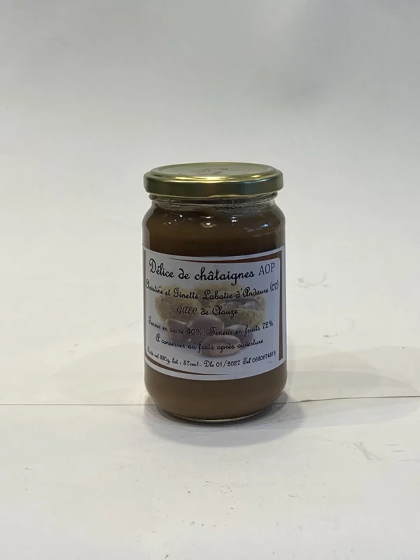 Confiture de châtaignes 330g - Labatie d'Andaure (07)