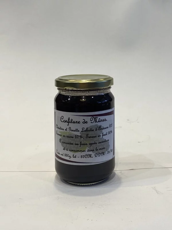 Confiture de mûres 350g - Labatie d'Andaure (07)