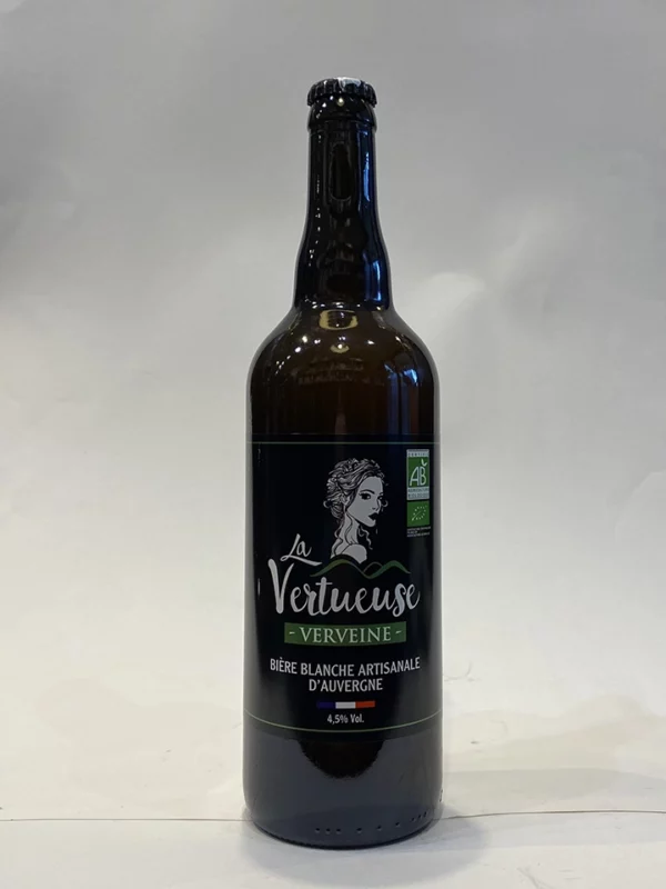 Bière blanche verveine - La vertueuse 75cl 4.5°